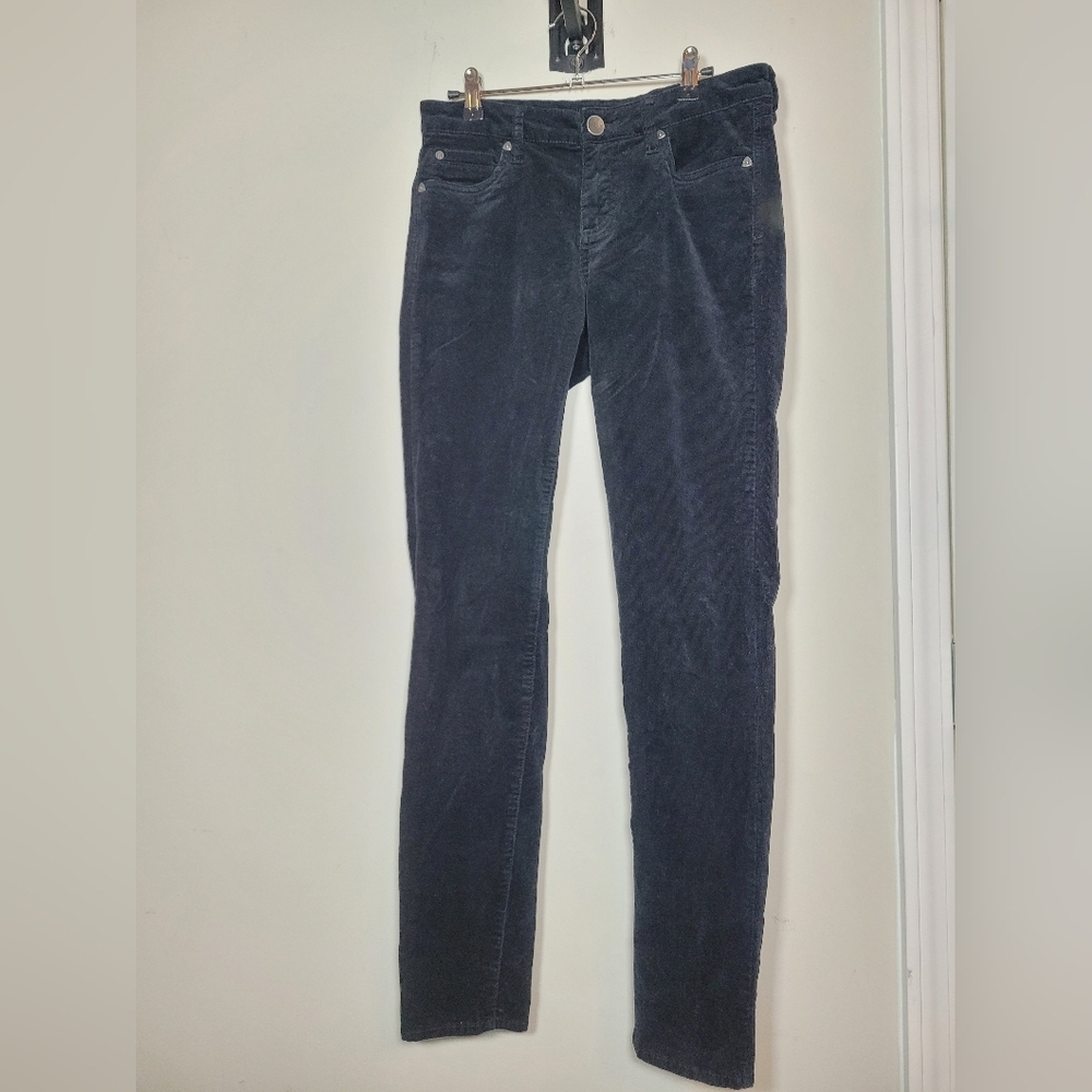 Kut from the Kloth Black Skinny Corduroy Pants